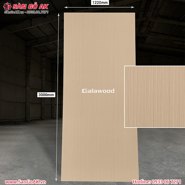 Tấm ốp than tre vân gỗ vàng sồi Galawood G-882